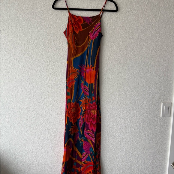 Vintage Wave Multicolor Lenzing™ Ecovero™ Viscose Maxi Dress - Picture 7 of 8